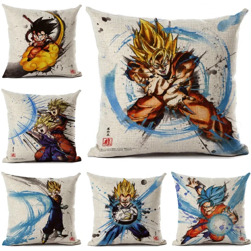 Dragon Ball Cushion Cover 119 Styles Custom Cartoon Linen Pillow Cover Home Decoration Car Sofa Decorative Pillow Case 45*45cm
Dragon Ball Cushion Cover 119 Styles Custom Cartoon Linen Pillow Cover Home Decoration Car Sofa Decorative Pillow Case 45*45cm