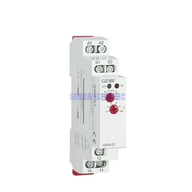 GRI8 Automatic Ajustable Over Current Protection Relay Monitoring 0.5A-16A AC24-240V DC24V Current Sensing Relay
GRI8 Automatic Ajustable Over Current Protection Relay Monitoring 0.5A-16A AC24-240V DC24V Current Sensing Relay
