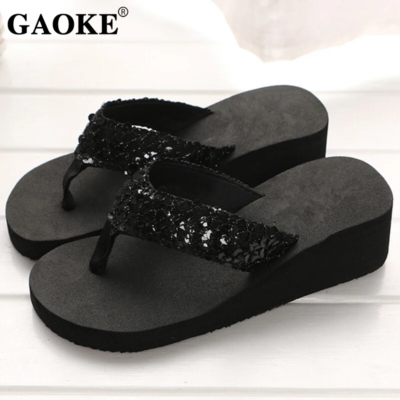 New Arrival Summer Woman Flip Flops High Quality Beach Sandals Soft Women Wedge Sandal Zapatos Mujer Platform Bath Slippers
New Arrival Summer Woman Flip Flops High Quality Beach Sandals Soft Women Wedge Sandal Zapatos Mujer Platform Bath Slippers