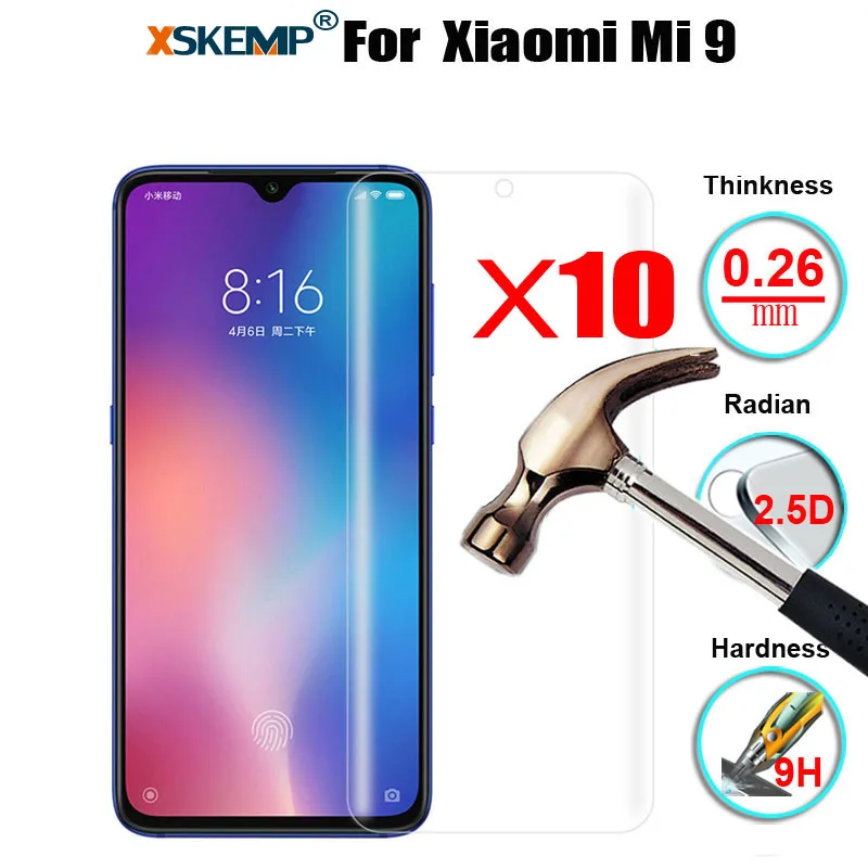XSKEMP 10 шт. оптовая продажа настоящая Защитная пленка для экрана из закаленного