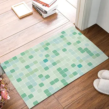 Green And White Grid Plaid Door Mats Kitchen Floor Bath Entrance Rug Mat Absorbent Indoor Bathroom Rubber Non Slip
Green And White Grid Plaid Door Mats Kitchen Floor Bath Entrance Rug Mat Absorbent Indoor Bathroom Rubber Non Slip