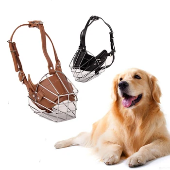 Medium Large Dog Collars Muzzles Iron, Labrador Golden retriever Anti Bark Bite No Eating Chew Safty Security Trainning Tough
Medium Large Dog Collars Muzzles Iron, Labrador Golden retriever Anti Bark Bite No Eating Chew Safty Security Trainning Tough