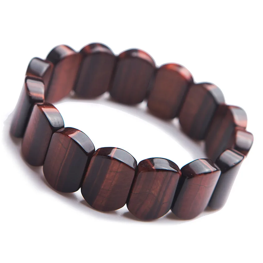 Natural Red Tiger's Eye Gemstone Bracelet Women Men Red Tiger Eye 18*13mm Stretch Crystal Rectangle Bead Bracelet Bangle AAAAAA
Natural Red Tiger's Eye Gemstone Bracelet Women Men Red Tiger Eye 18*13mm Stretch Crystal Rectangle Bead Bracelet Bangle AAAAAA