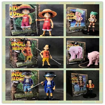 

Anime DX Grandline Children GLC Ace Sabo Luffy Ori One Piece figure Elephant Boa Toys Nico Robin Boa Hancock model