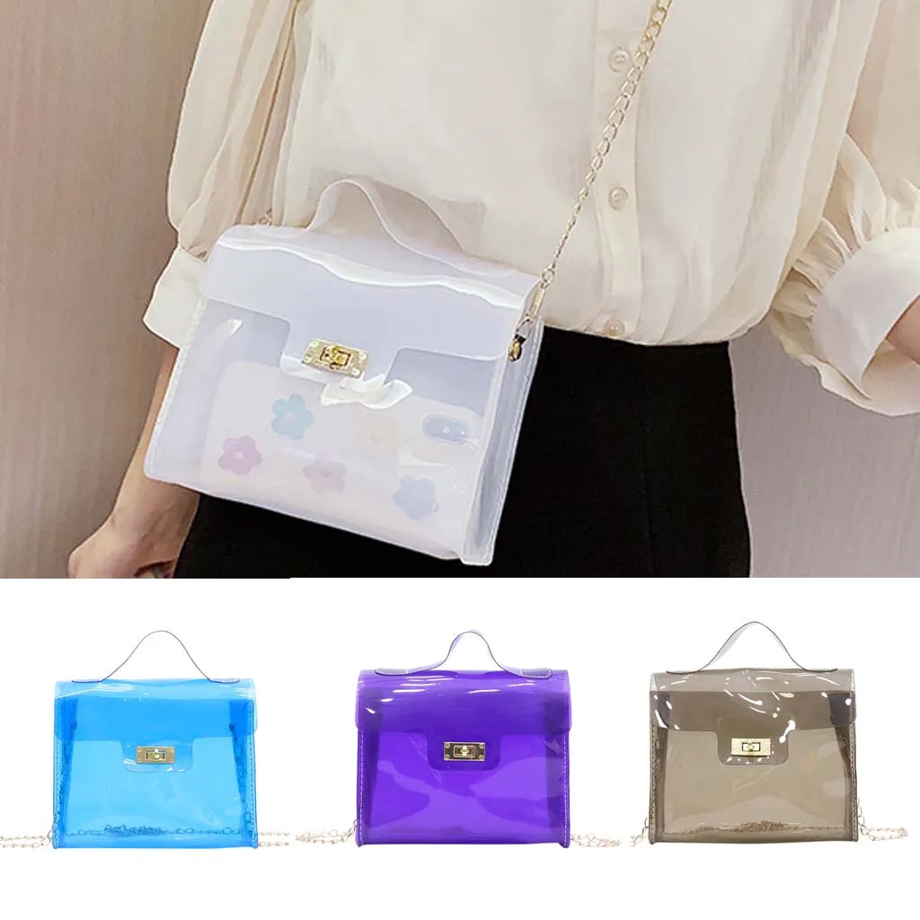 Clear Transparent PVC Shoulder Bags Women Candy Color Women Jelly Bags Purse Color Handbags sac a main femme Crossbody Bag#H10
Clear Transparent PVC Shoulder Bags Women Candy Color Women Jelly Bags Purse Color Handbags sac a main femme Crossbody Bag#H10