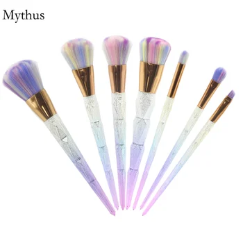 Mythus Hot Selling 7Pc Rainbow Diamond Handle Mermaid Makeup Brushes Set Foundation Powder Eyeshadow Kits Contour Brush Kit R-07
Mythus Hot Selling 7Pc Rainbow Diamond Handle Mermaid Makeup Brushes Set Foundation Powder Eyeshadow Kits Contour Brush Kit R-07