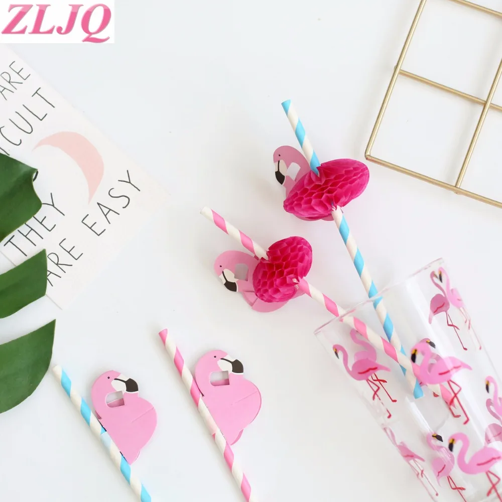 ZLJQ 12/25/50/100PCS/lot 3D DIY Flamingo Straws Pink Paper Drinking Straws for Bachelorette Pool Party Summer Party Decor
ZLJQ 12/25/50/100PCS/lot 3D DIY Flamingo Straws Pink Paper Drinking Straws for Bachelorette Pool Party Summer Party Decor