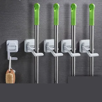 Single mop rack broom clip storage balcony bathroom wall hanging kitchen free punch clip hook
Single mop rack broom clip storage balcony bathroom wall hanging kitchen free punch clip hook