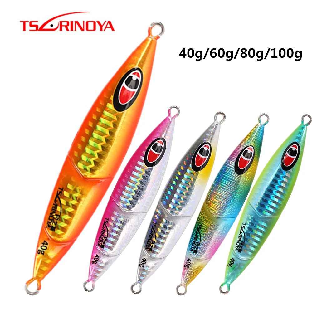 Tsurinoya 40g/60g/80g/100g Sinking Slow Shake Metal Jigging Fishing Spoon Iron Plate Luminous Bait Boat Super Hard Lead Jig Lure
Tsurinoya 40g/60g/80g/100g Sinking Slow Shake Metal Jigging Fishing Spoon Iron Plate Luminous Bait Boat Super Hard Lead Jig Lure