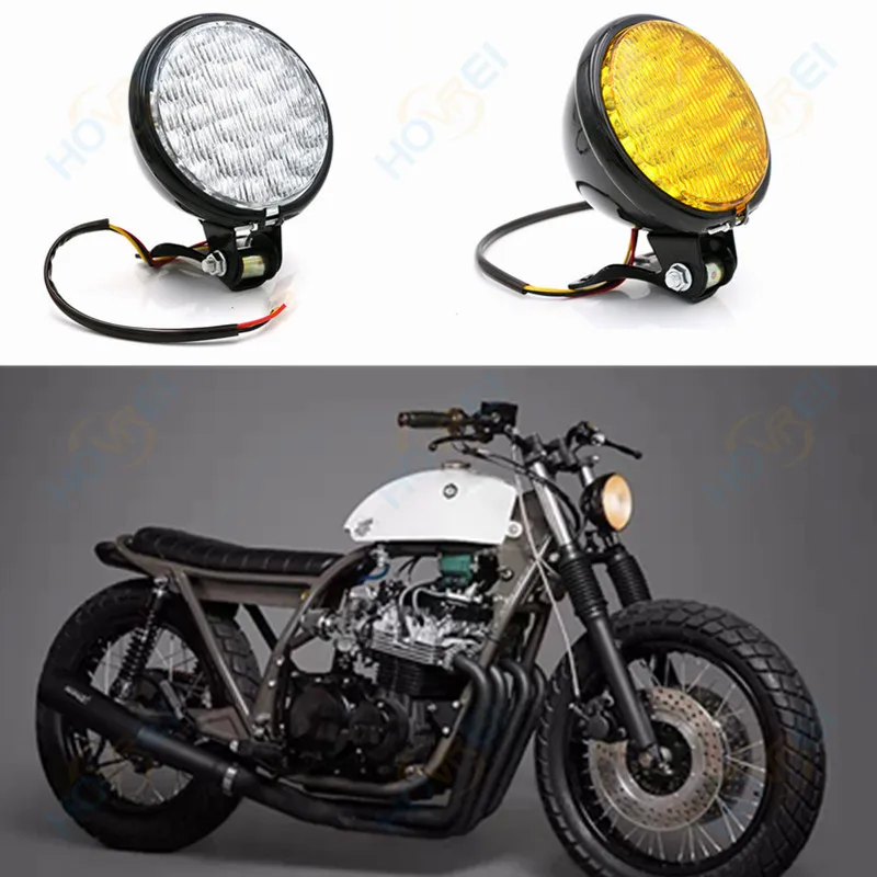 universal 5inch Vintage Motorcycle Retro front LED Headlight Head Lamp For Harley Bobber Chopper Cafe Racer Custom
universal 5inch Vintage Motorcycle Retro front LED Headlight Head Lamp For Harley Bobber Chopper Cafe Racer Custom