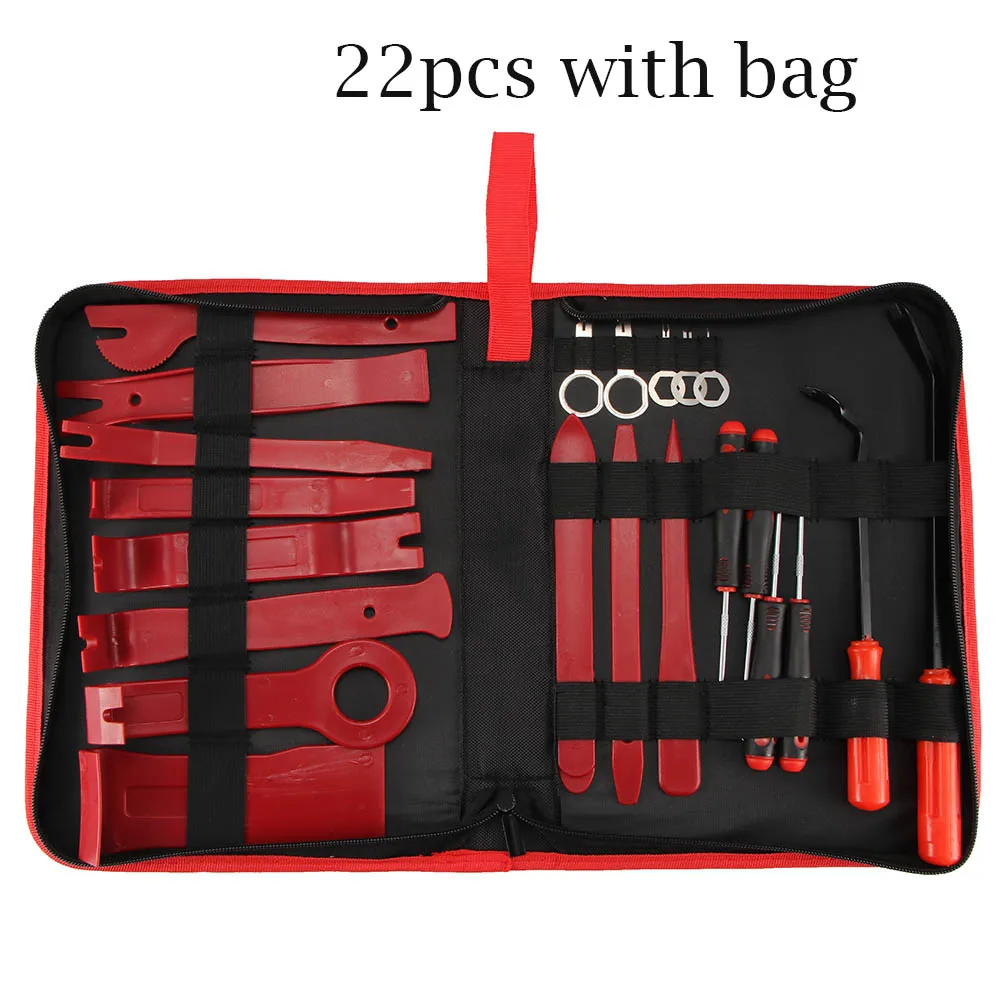 4/7/11/13/19/22Pcs Professional Audio Door Clip Panel Trim Dash Auto Radio Removal Pry Tools Set Car Panel Removal Tool
4/7/11/13/19/22Pcs Professional Audio Door Clip Panel Trim Dash Auto Radio Removal Pry Tools Set Car Panel Removal Tool