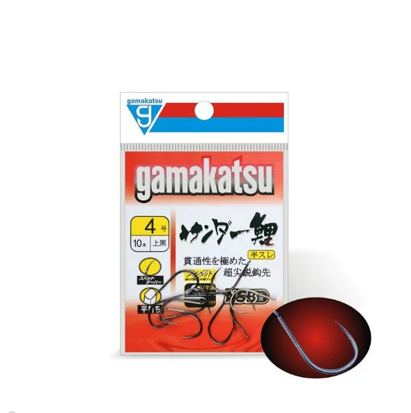 Gamakatsu Black Half-barbed Fishing Hooks V-shaped Carp Fish Hook High Carbon Steel Durable Strong Fishing Lure Hooks Tackles
Gamakatsu Black Half-barbed Fishing Hooks V-shaped Carp Fish Hook High Carbon Steel Durable Strong Fishing Lure Hooks Tackles
