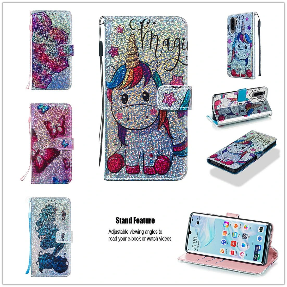 Flip Wallet Case for Huawei P30 Pro Lite Pu Cover Luxury Bling Animal Protective for Huawei Mate 20 Lite Unicorn Leather Hoesje 
Flip Wallet Case for Huawei P30 Pro Lite Pu Cover Luxury Bling Animal Protective for Huawei Mate 20 Lite Unicorn Leather Hoesje