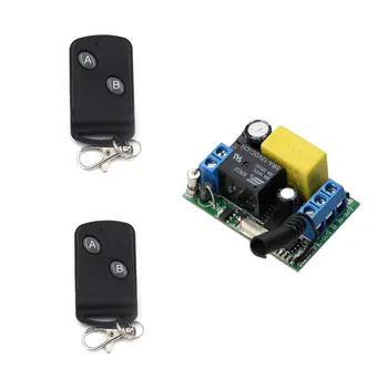 New AC220V 10A 1CH Receiver & 2Keys Transmitter RF Wireless Remote Control Switch System Learning Code For LED ON/OFF
New AC220V 10A 1CH Receiver & 2Keys Transmitter RF Wireless Remote Control Switch System Learning Code For LED ON/OFF