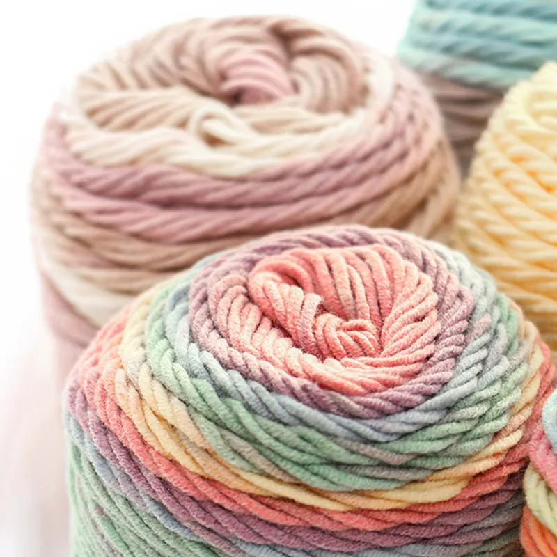 1 Pcs 5 Ply 100g DIY Rainbow Color Hand-woven Crochet Knitting Yarn Skeins XH8Z NO29
1 Pcs 5 Ply 100g DIY Rainbow Color Hand-woven Crochet Knitting Yarn Skeins XH8Z NO29