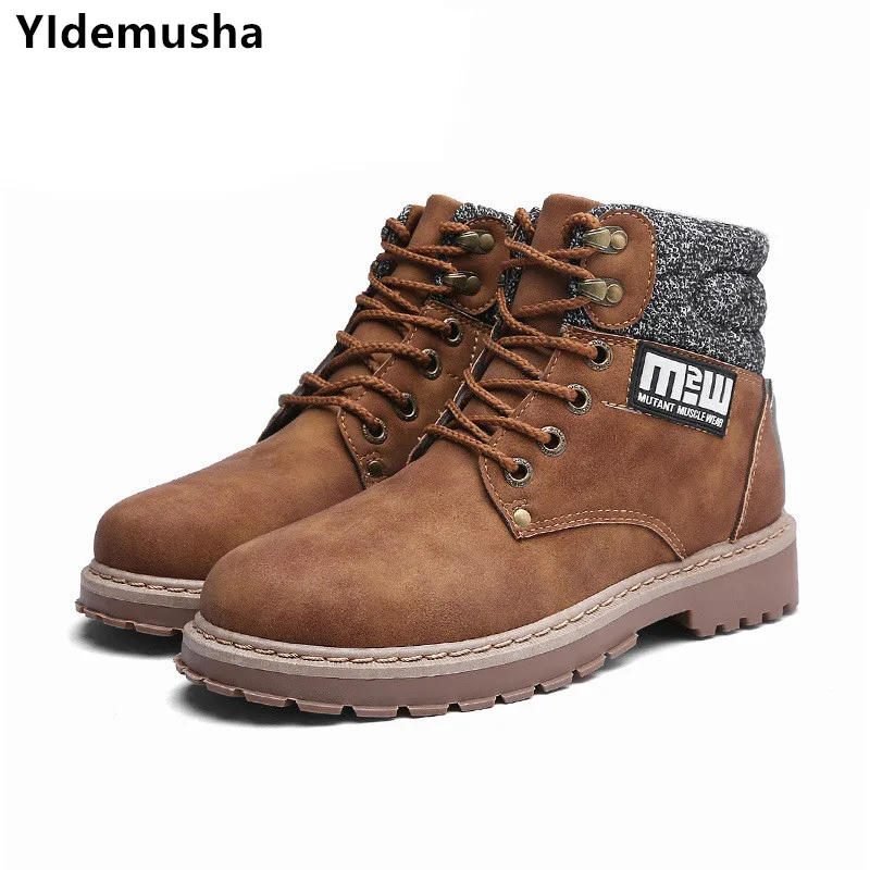 YIdemusha 2018 New Autumn Winter Fashion Men Boots Vintage Style Casual Men PU Shoes Lace-Up Warm Waterproof Motorcycle Boots
YIdemusha 2018 New Autumn Winter Fashion Men Boots Vintage Style Casual Men PU Shoes Lace-Up Warm Waterproof Motorcycle Boots