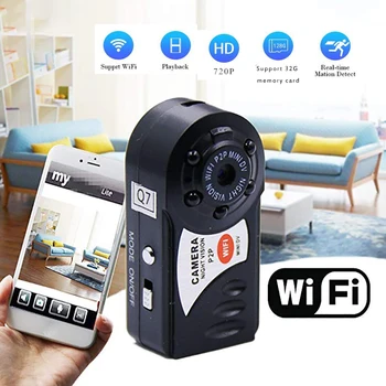 Mini Camera Q7 Micro DV Camcorder Action Night Vision Digital Sport DV Wireless Mini Voice Video TV Out Camera HD 720P
Mini Camera Q7 Micro DV Camcorder Action Night Vision Digital Sport DV Wireless Mini Voice Video TV Out Camera HD 720P