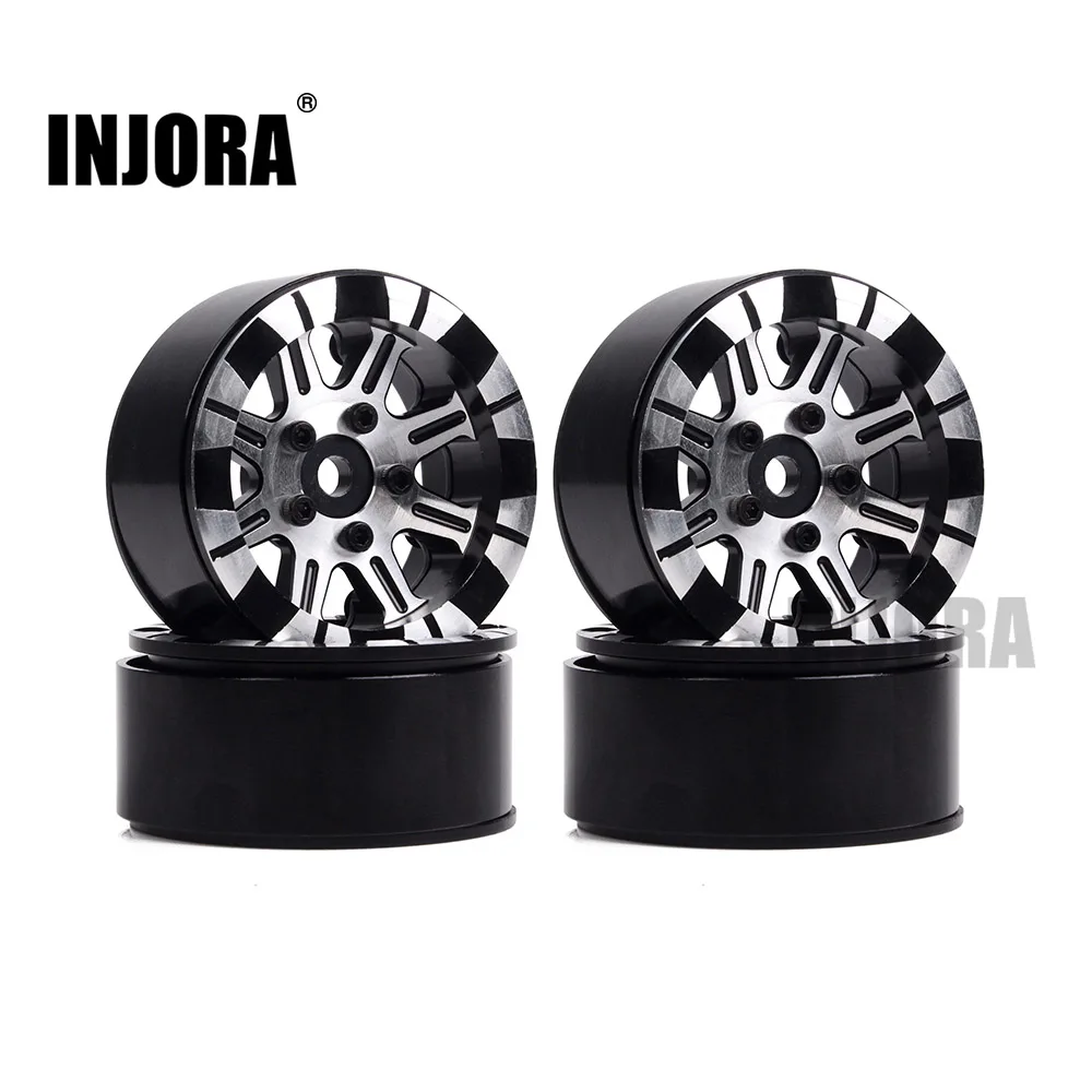 INJORA 4PCS Metal Alloy 1.9 Inch Beadlock Wheel Rim for 1/10 RC Crawler Traxxas TRX4 Axial SCX10 D90 1.9'' Wheel Hub
INJORA 4PCS Metal Alloy 1.9 Inch Beadlock Wheel Rim for 1/10 RC Crawler Traxxas TRX4 Axial SCX10 D90 1.9'' Wheel Hub