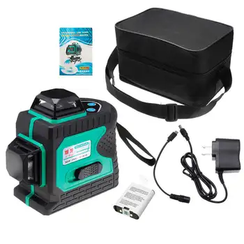 ZEAST 12 Line 3D Laser Level Green Light Infrared Light High-precision Self-Leveling Measuring Tool US Plug Waterproof IP54
ZEAST 12 Line 3D Laser Level Green Light Infrared Light High-precision Self-Leveling Measuring Tool US Plug Waterproof IP54