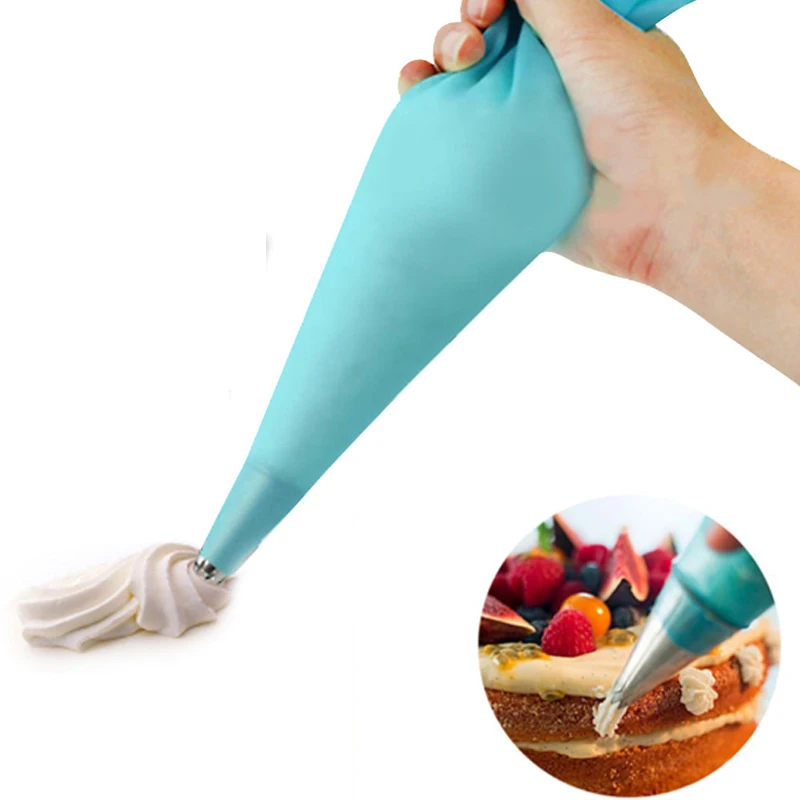 New 3pcs/set Silicone Piping Cream Pastry Bag Fondant Cake Decorating Pasrty Baking Tools Dessert Decorator Kitchen Accessories
New 3pcs/set Silicone Piping Cream Pastry Bag Fondant Cake Decorating Pasrty Baking Tools Dessert Decorator Kitchen Accessories