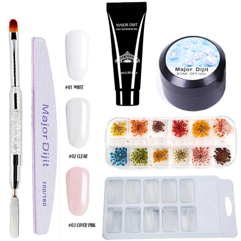 6pcs/Lot Poly Gel Set Nails Acrylic gel Kit Quick Building Builder Extension Gel Camouflage UV LED Lacquer Brush Nail Tips
6pcs/Lot Poly Gel Set Nails Acrylic gel Kit Quick Building Builder Extension Gel Camouflage UV LED Lacquer Brush Nail Tips