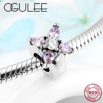 925 Sterling Silver Pink Zirzon Shining flower fine Spacer Stopper Bead Fit Original Pandora Charm Bracelet Women Jewelry making
925 Sterling Silver Pink Zirzon Shining flower fine Spacer Stopper Bead Fit Original Pandora Charm Bracelet Women Jewelry making