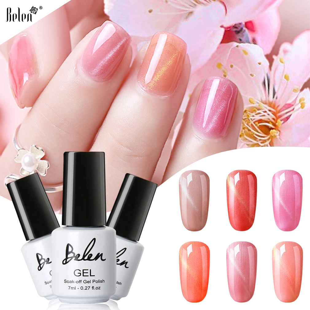 Belen 7ml Nude Pink Series UV LED Cat Eye Gel Nail Polish Magnet Hybrid Varnish Lucky Lacquer Stamping Nail Gel Varnish 6 Colors
Belen 7ml Nude Pink Series UV LED Cat Eye Gel Nail Polish Magnet Hybrid Varnish Lucky Lacquer Stamping Nail Gel Varnish 6 Colors