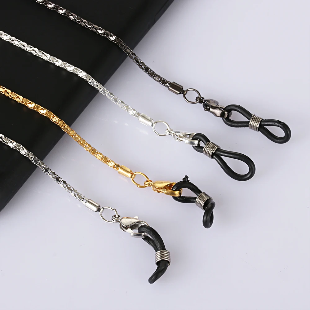 1pc Durable Reading Glasses Spectacles Anti-lost Non-slip Sunglasses Glasses Holder Neck Cord Metal Strap Chain glasses Lanyard
1pc Durable Reading Glasses Spectacles Anti-lost Non-slip Sunglasses Glasses Holder Neck Cord Metal Strap Chain glasses Lanyard