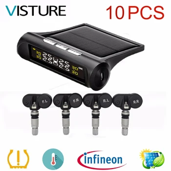 10 pcs per lot Solar TPMS Car Tire Pressure Alarm Monitor System Display 4 External Sensor Temperature Warning Visture D02N
10 pcs per lot Solar TPMS Car Tire Pressure Alarm Monitor System Display 4 External Sensor Temperature Warning Visture D02N
