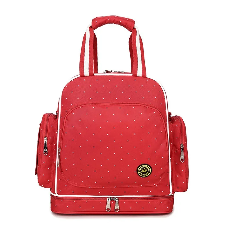 Multi-function High-Capacity Three-use Mummy Bag Fashion Mother and Baby Outdoor Travel Bag Produce Diaper Backpack Factory06