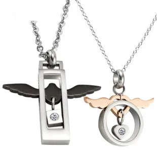 Fashion jewelry, titanium steel couple necklace, angel love couple , men and women necklace, valentine's day gifts
Fashion jewelry, titanium steel couple necklace, angel love couple , men and women necklace, valentine's day gifts