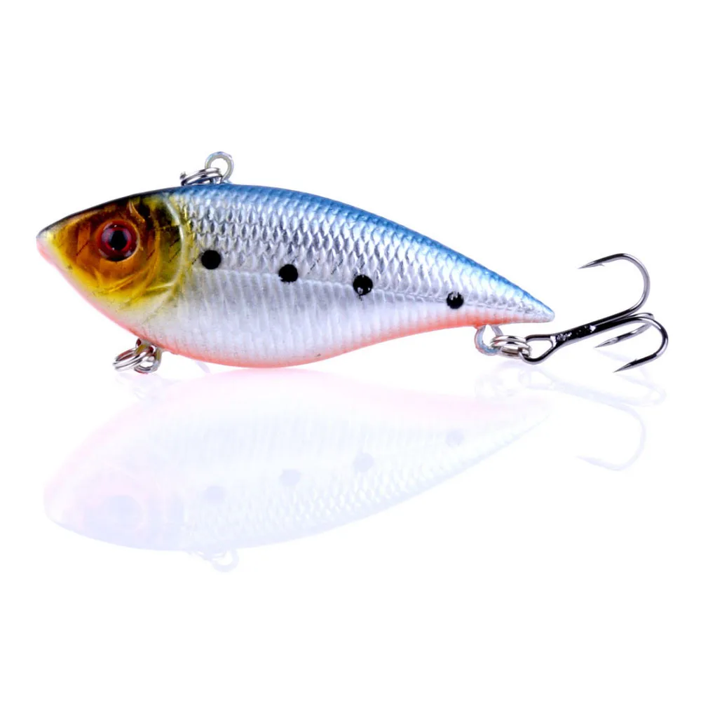 

1PCS Hard VIB Lure 7cm 11g Fishing Bait Sinking Crankbait with Treble Hooks Artificial Hard Bait Sea Fishing Lure ZD036