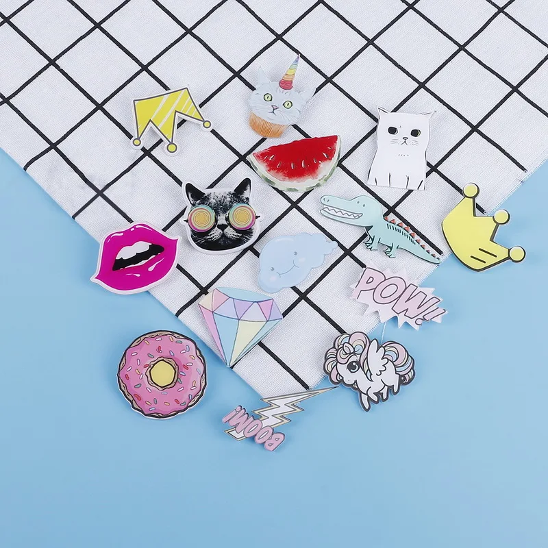 1pcs/bag Japan Harajuku Jewelry Zipper Soft GD Small Ball Small Crocodile Acrylic Badge Brooch Badge Wild Jewelry for Women
1pcs/bag Japan Harajuku Jewelry Zipper Soft GD Small Ball Small Crocodile Acrylic Badge Brooch Badge Wild Jewelry for Women