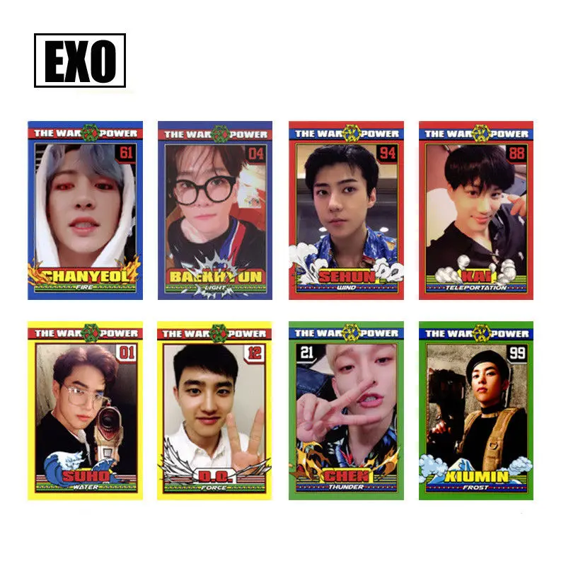 2019 New SGDOLL KPOP EXO The Power of Music Self-Made Cards KAI CHEN Photocard Chanyeol DO LOMO Cards (8pcs a set)
2019 New SGDOLL KPOP EXO The Power of Music Self-Made Cards KAI CHEN Photocard Chanyeol DO LOMO Cards (8pcs a set)