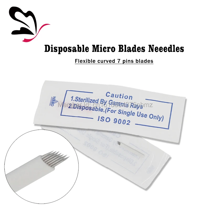 #7Pin Permanent Makeup Manual Eyebrow Tattoo Needles Blade For 3D Embroidery Microblading Tattoo Pen Machine 200pcs/lots
#7Pin Permanent Makeup Manual Eyebrow Tattoo Needles Blade For 3D Embroidery Microblading Tattoo Pen Machine 200pcs/lots