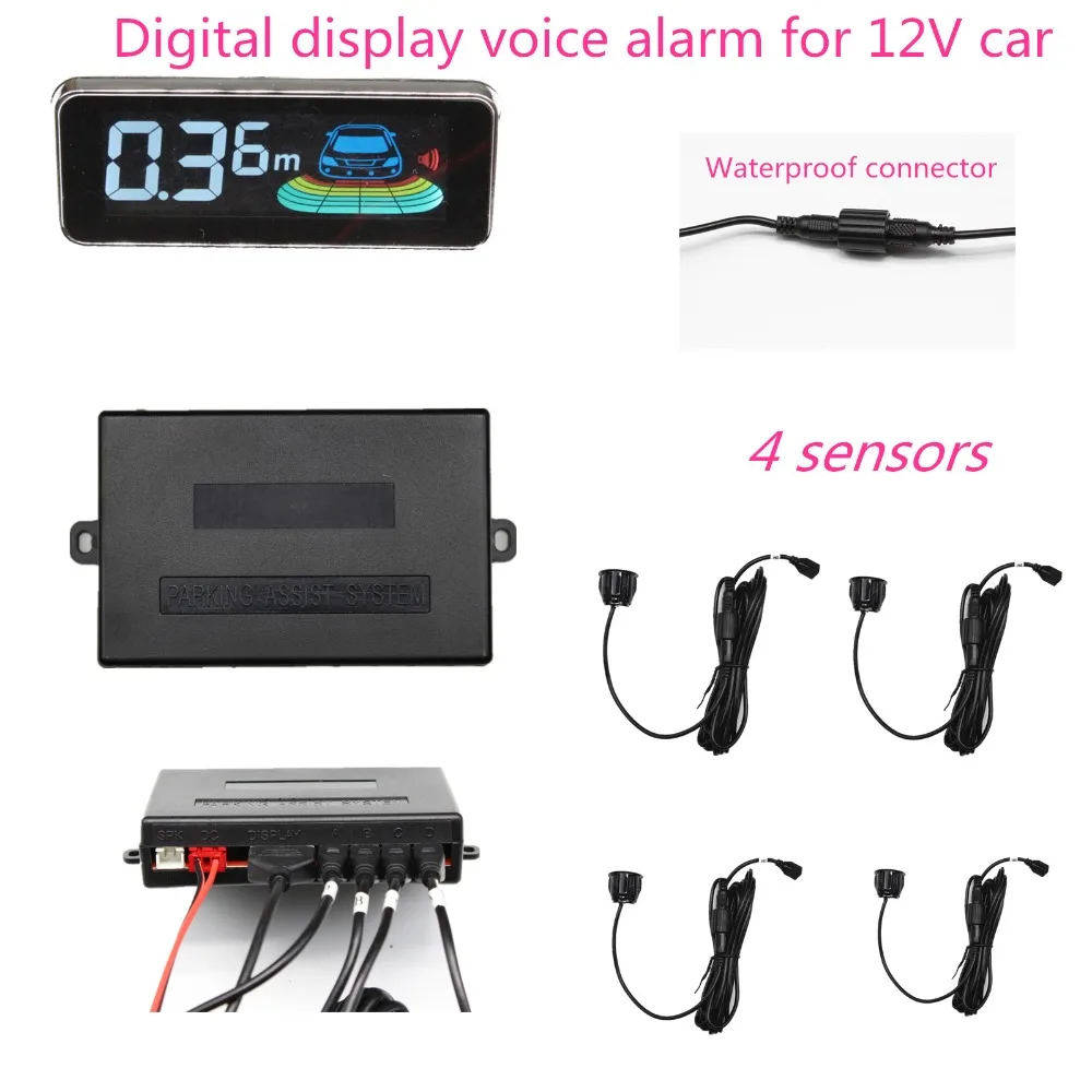 Parking Alarm Systems voice speaker LCD display 4 /8 sensor seamless blind spot radar parking sensor alarm reversing aid assist
Parking Alarm Systems voice speaker LCD display 4 /8 sensor seamless blind spot radar parking sensor alarm reversing aid assist