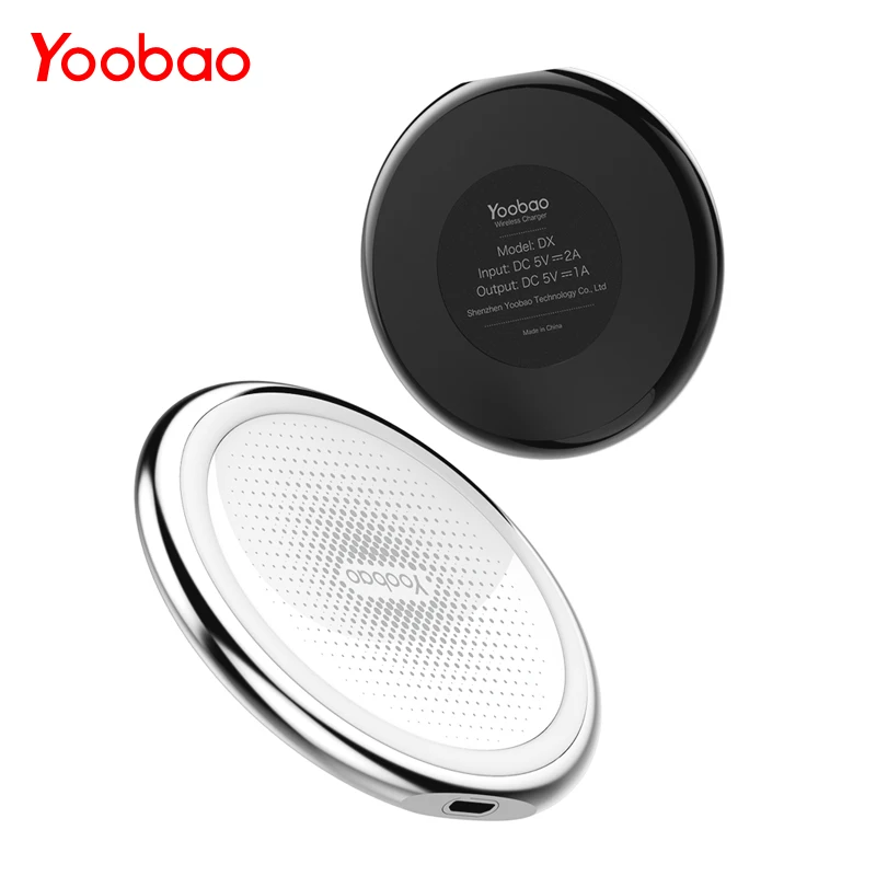 

Yoobao DX Wireless Charger Fast Charging Pad Wireless Power Charging for Iphone X 8 Samsung LG Nokia Moto HTC