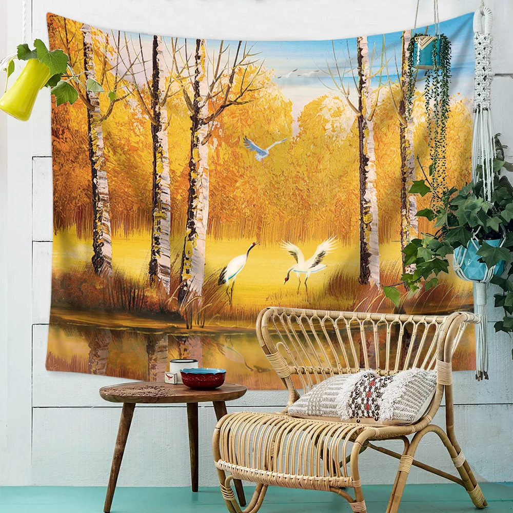 Landscape Painting Wall Tapestry Cloth Wall Hanging Beach Towel Decor Bedspread Yoga Mat Picnic Cloth Home & Living
Landscape Painting Wall Tapestry Cloth Wall Hanging Beach Towel Decor Bedspread Yoga Mat Picnic Cloth Home & Living