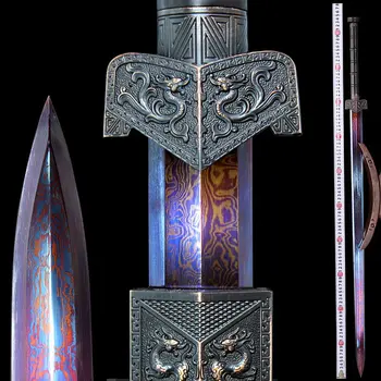 HIGH QUALITY CHINESE SWORD KATANA LONGQUAN HANJIAN SWORD 8 SIDE SHARPENED HIGH CARBON DAMASCUS BLADE EBONY SHEATH HL
HIGH QUALITY CHINESE SWORD KATANA LONGQUAN HANJIAN SWORD 8 SIDE SHARPENED HIGH CARBON DAMASCUS BLADE EBONY SHEATH HL
