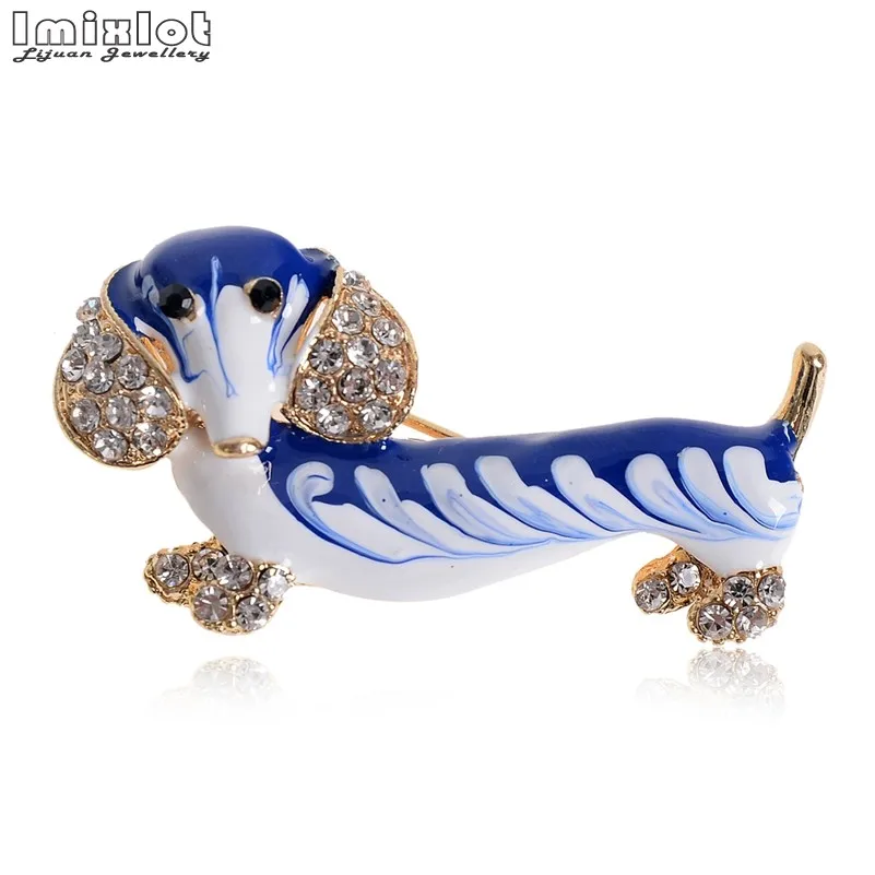 Fashion Cute Dachshund Dog Brooches For Women Fashion Metal Crystal Enamel Animal Brooch Jewelry Wholeslae
Fashion Cute Dachshund Dog Brooches For Women Fashion Metal Crystal Enamel Animal Brooch Jewelry Wholeslae