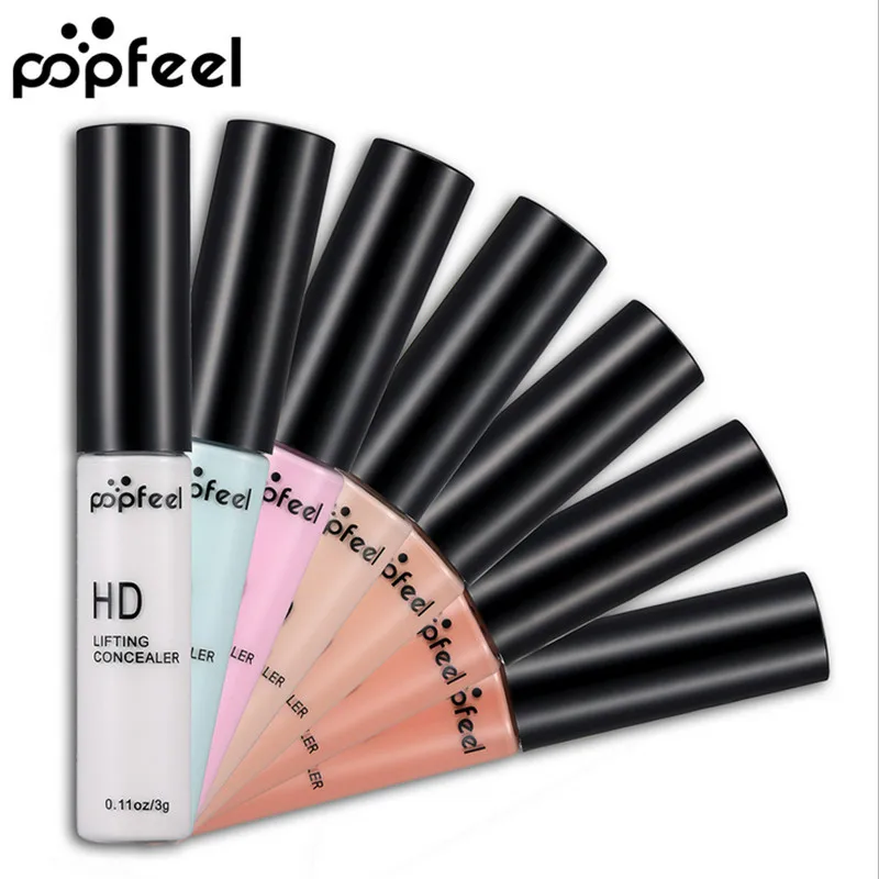 Фото POPFEEL Makeup Concealer Liquid concealer Convenient Pro eye cream New Hot Sale 10color maquiagem | Красота и здоровье
