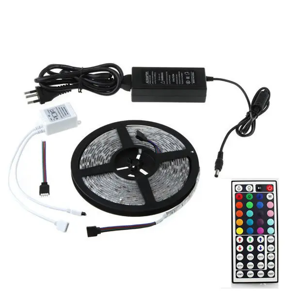 Waterproof Rgb Flexible Tape Light with Power Supply IP65 5M 300 Leds SMD 5050 Lights Led Strips 60Leds/m + Remote Controller UL
Waterproof Rgb Flexible Tape Light with Power Supply IP65 5M 300 Leds SMD 5050 Lights Led Strips 60Leds/m + Remote Controller UL