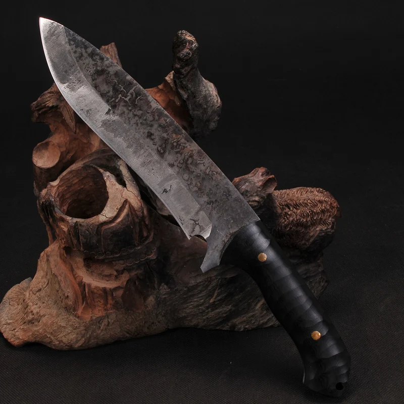 Chinese Short Sword Hunting Knife Fully Handmade Spring Steel Full tang Blade Functional Sword Home Decoration Collecation Sword
Chinese Short Sword Hunting Knife Fully Handmade Spring Steel Full tang Blade Functional Sword Home Decoration Collecation Sword