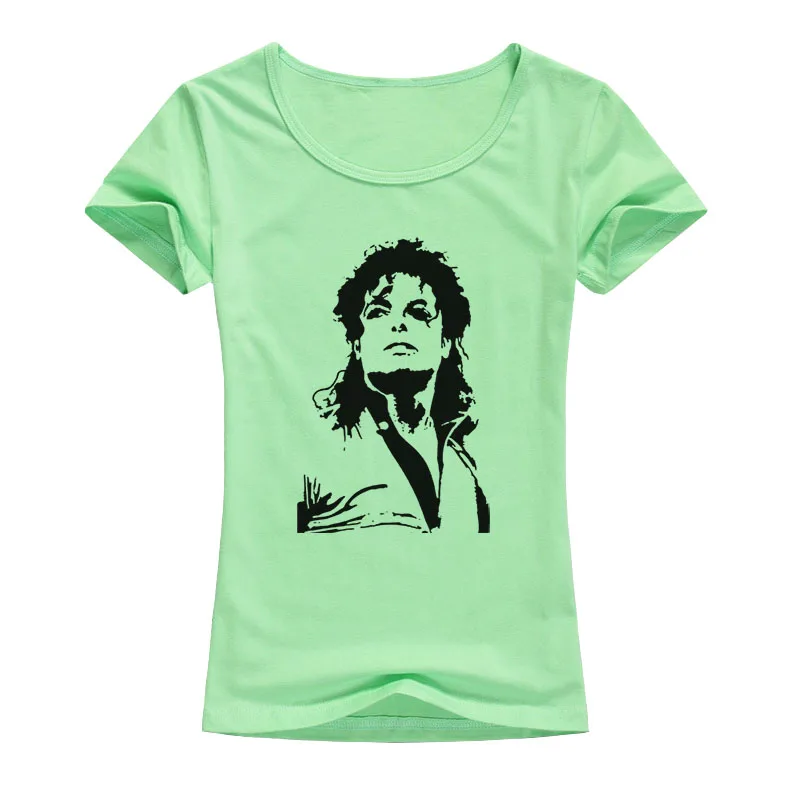 2017 Fashion Women T-shirt Michael Jackson Design Short Sleeve Tops Rock kawaii T Shirt Mujer Hipster Tshirts A119 2017 Fashion Women T-shirt Michael Jackson Design Short Sleeve Tops Rock kawaii T Shirt Mujer Hipster Tshirts A119