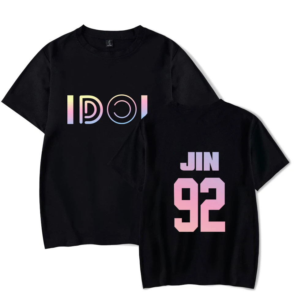 Idol Short Sleeve Mens Tee Shirt Korea Pop Idol Bangtan Hip Hop Tshirt Cotton Summer Fans T-shirt Casual T shirt
Idol Short Sleeve Mens Tee Shirt Korea Pop Idol Bangtan Hip Hop Tshirt Cotton Summer Fans T-shirt Casual T shirt