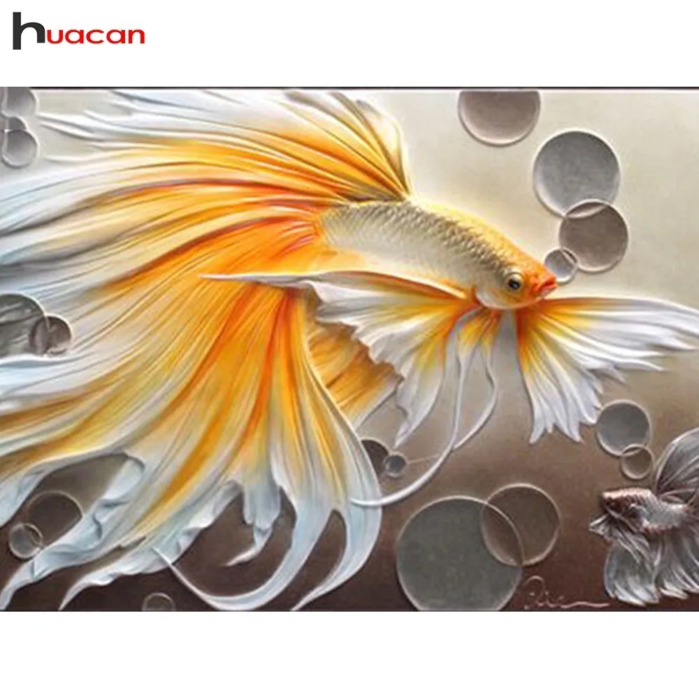 HUACAN 5D DIY Diamond Painting Fishl Diamond Mosaic Animal Diamond Embroidery Full Square Picture Of Rhinestone Handmade Gift
HUACAN 5D DIY Diamond Painting Fishl Diamond Mosaic Animal Diamond Embroidery Full Square Picture Of Rhinestone Handmade Gift