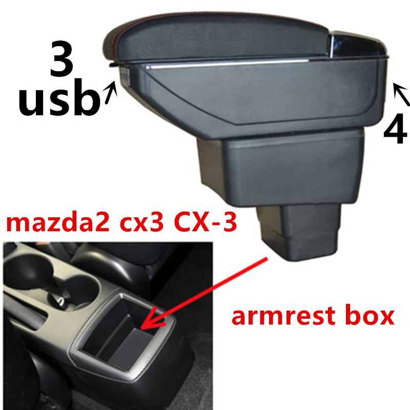 For mazda2 Demio mod sckatic armrest box central Store content box with cup holder ashtray USB cx 3 armrests box cx3
For mazda2 Demio mod sckatic armrest box central Store content box with cup holder ashtray USB cx 3 armrests box cx3