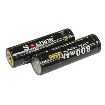 Soshine lithium battery on the 5th with protection AA 14500 800 mAh 3.7V ICR14500
Soshine lithium battery on the 5th with protection AA 14500 800 mAh 3.7V ICR14500