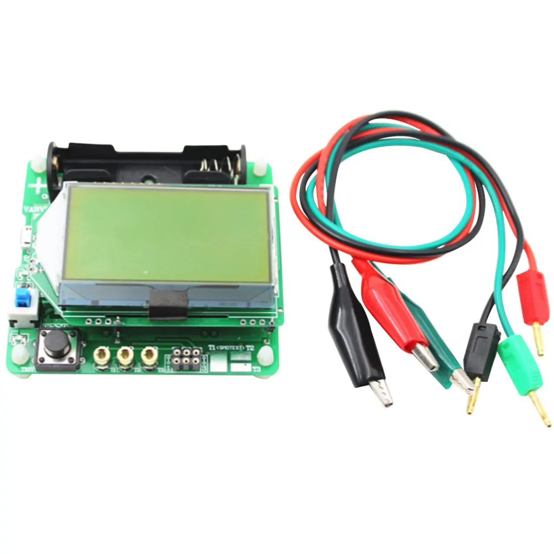 Capacitance ESR Meter Multi-function Transistor Tester Inductor Capacitor M328 3.7V DIY MG328 Multifunction Tester
Capacitance ESR Meter Multi-function Transistor Tester Inductor Capacitor M328 3.7V DIY MG328 Multifunction Tester