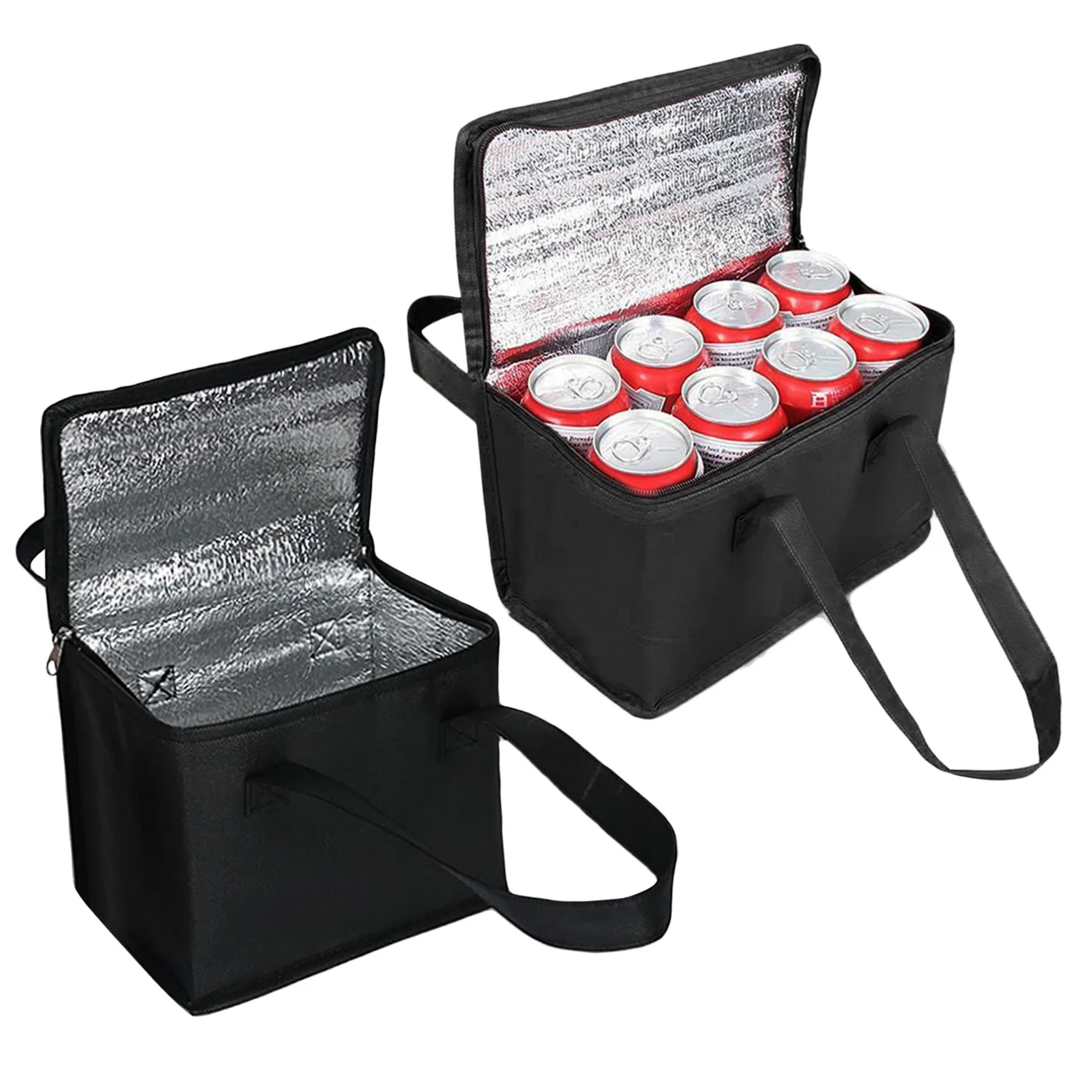 Behogar 2pcs Portable Insulated Picnic Food Cooler Bag Lunch Bento Carrier Pouch for Hiking Camping Holidays Outdoor Travel
Behogar 2pcs Portable Insulated Picnic Food Cooler Bag Lunch Bento Carrier Pouch for Hiking Camping Holidays Outdoor Travel